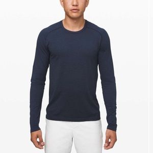 Lululemon XL Metal Vent Tech Long Sleeve  2.0 Mineral Blue / True Navy 🌌